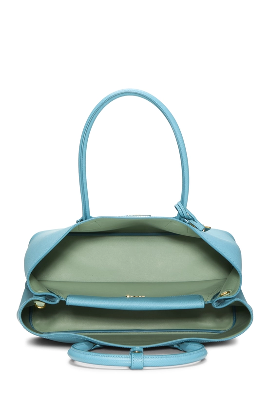 Blue Saffiano Double Bag Medium, , large image number 5