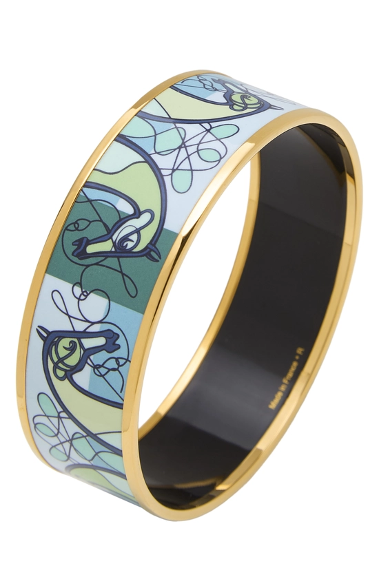 Multicolor Enamel Bangle Wide, , large image number 1