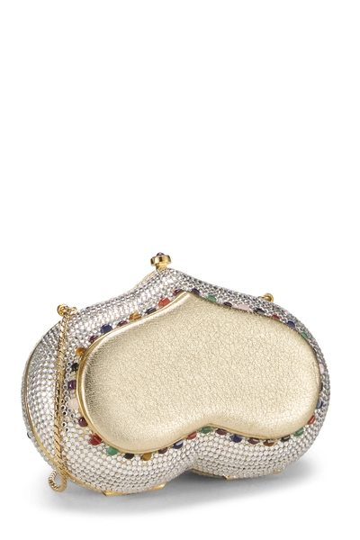 Gold Crystal Minaudiere, , large