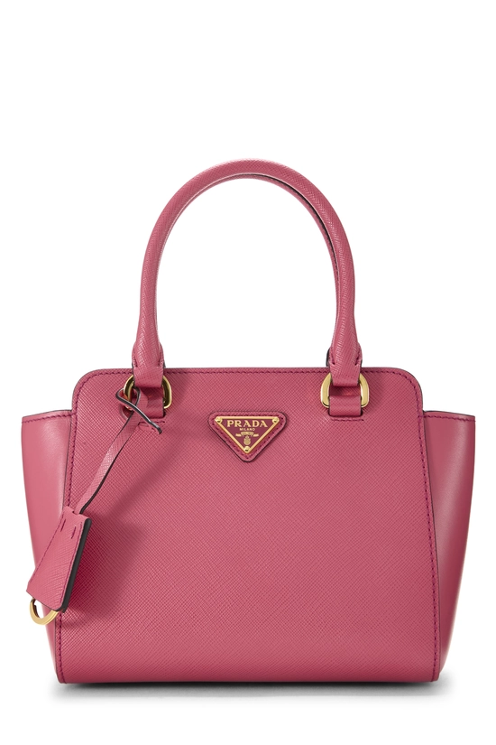 Pink Saffiano Convertible Handbag Mini, , large image number 0