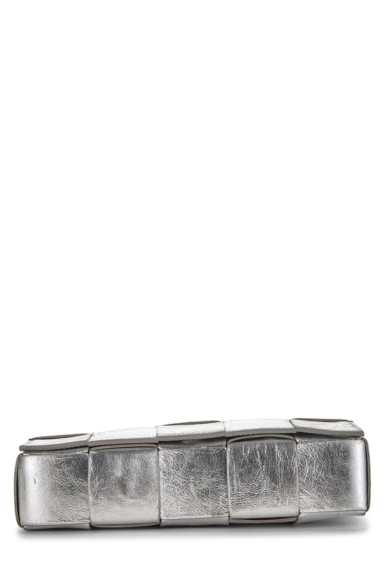 Silver Maxi Intrecciato Cassette, , large image number 4