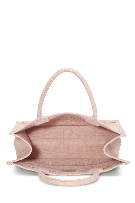 Pink Embroidered Canvas Book Tote Medium, , large image number 5