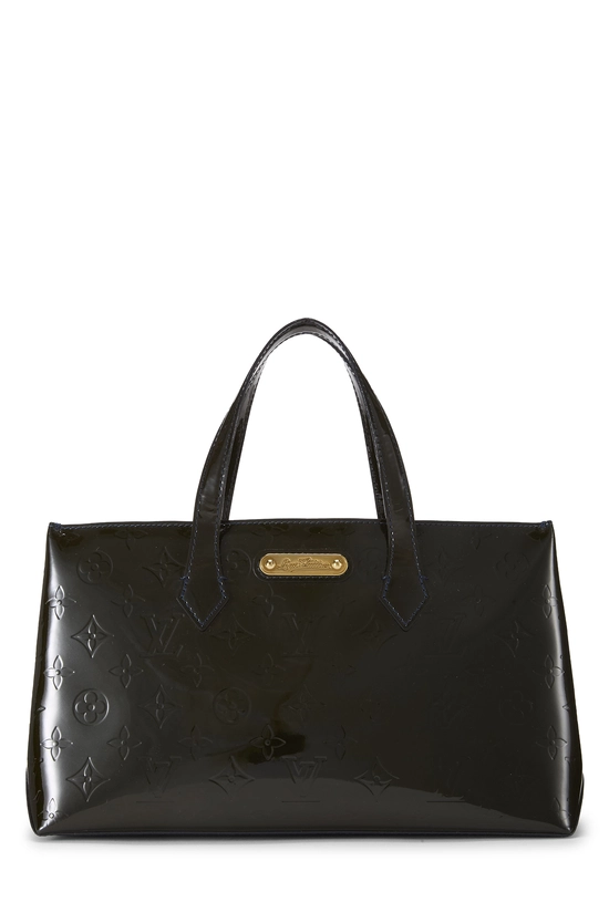 Vert Bronze Monogram Vernis Wilshire PM, , large image number 0