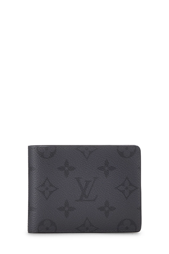 Grey Monogram Eclipse Reverse Slender Wallet, , large image number 0