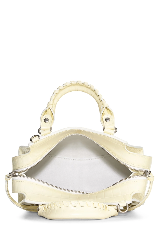 Beige Embossed Leather Neo Classic City Mini, , large image number 5