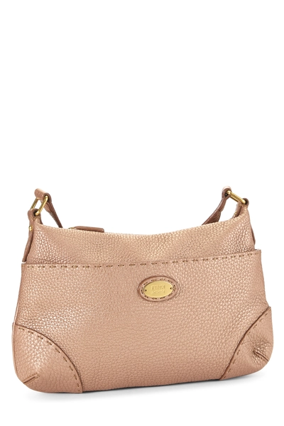Fendi Pink Leather Selleria Messenger — photo 2