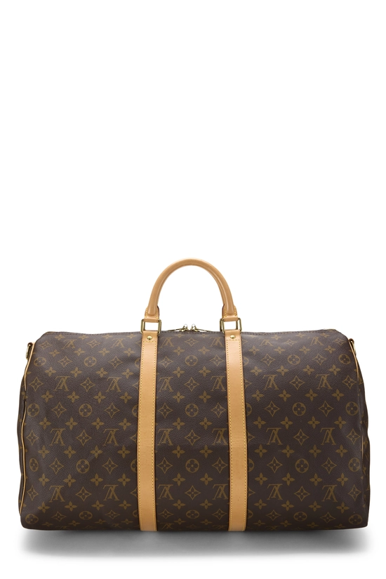 Monogram Canvas Keepall Bandouliere 50, , large image number 3