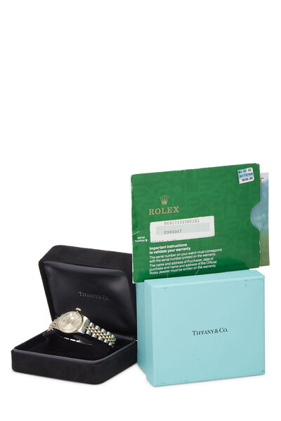 Tiffany & Co. 18K Gold & Stainless Steel Datejust 69173 26mm, , large