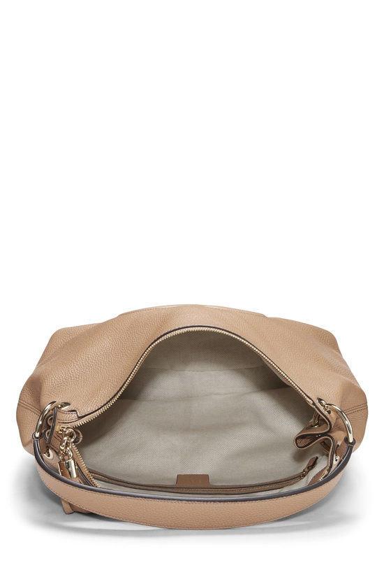 Brown Leather Soho Convertible Hobo Large, , large image number 5