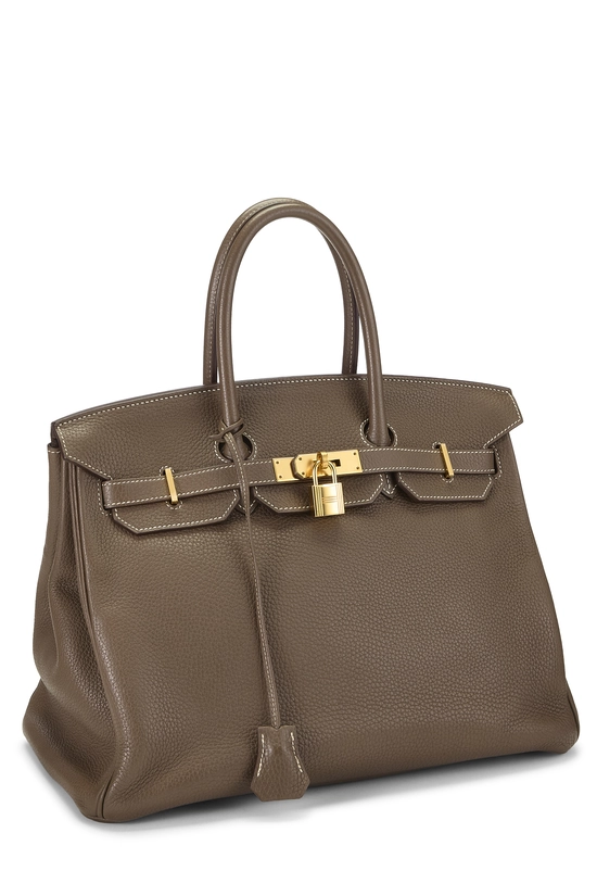 Etoupe Clemence Birkin 35, , large image number 1