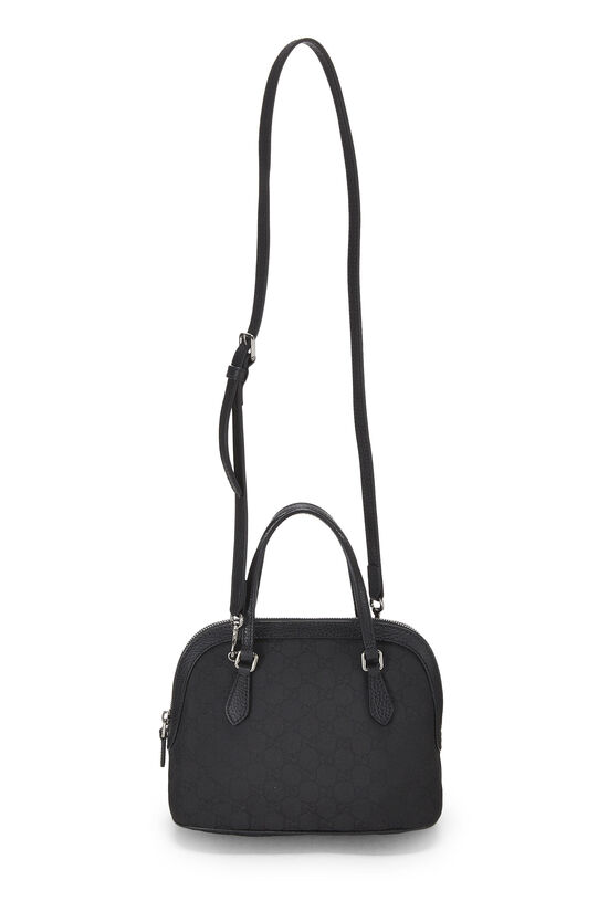 Gucci GG Guccissima Dome Satchel Shoulder Bag In Black