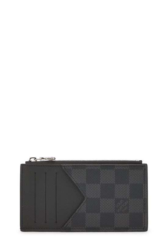 Damier Graphite Coin Card Holder, , large image number 0