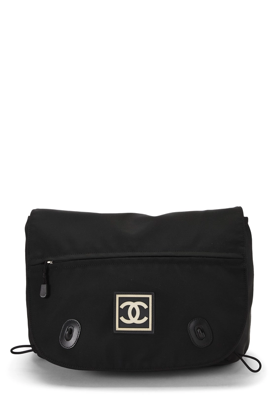 Black Nylon Sportline Messenger, , large image number 0