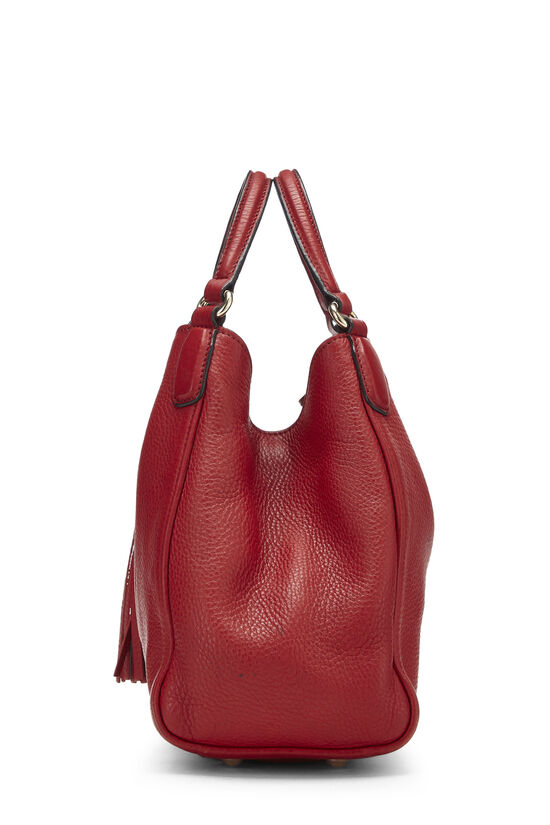Red Leather Soho Convertible Shoulder Bag Small, , large image number 3