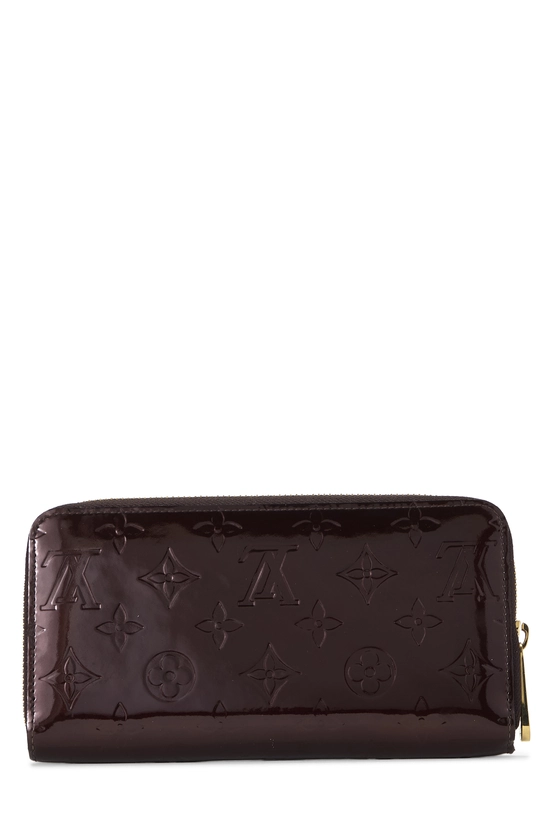 Amarante Monogram Vernis Zippy Continental Wallet, , large image number 2