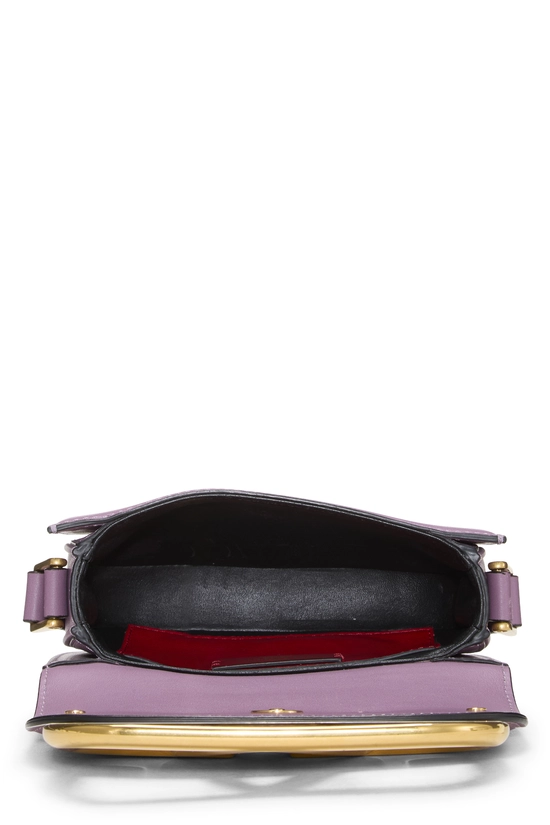 Purple Calfskin Supervee Crossbody Small, , large image number 5