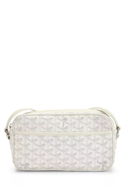 White Goyardine Cap-Vert Crossbody Bag