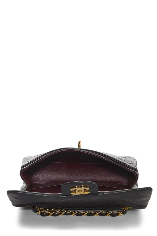 Black Quilted Lambskin Classic Double Flap Small, , large image number 5