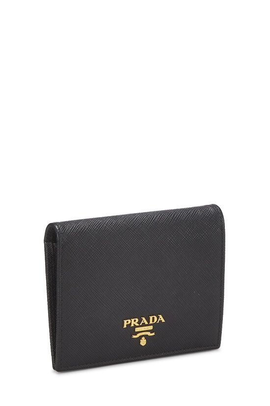 Black Saffiano Bi-Fold Wallet, , large image number 1