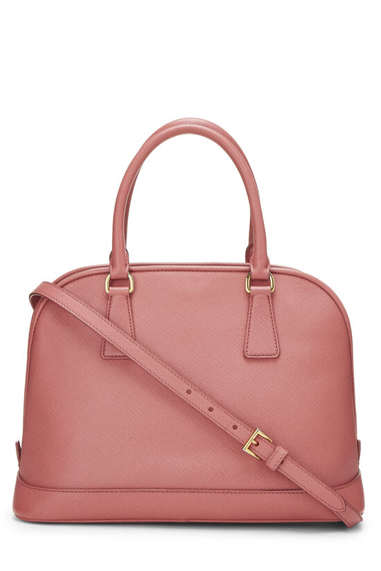 Pink Saffiano Convertible Dome Handbag, , large image number 3