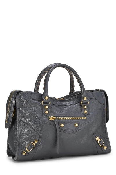 Grey Agneau Classic City Bag Small, , large