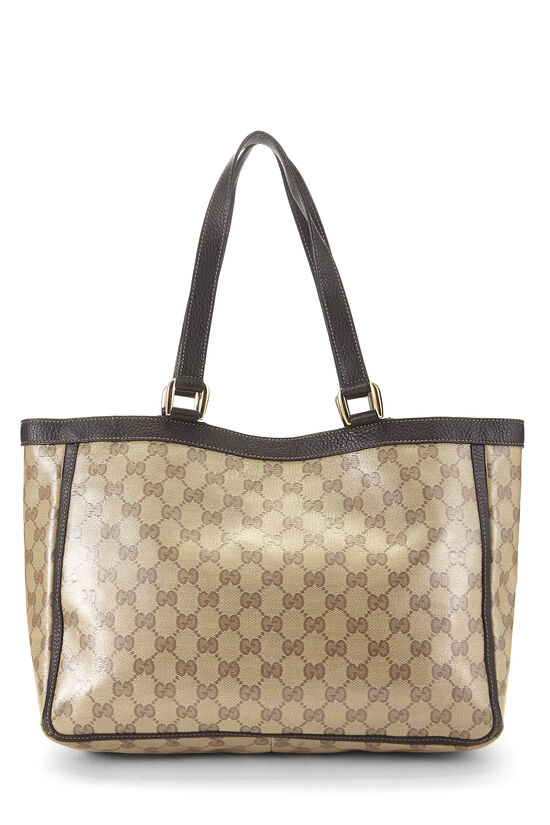 Brown Crystal Canvas Abbey Pocket Tote, , large image number 3