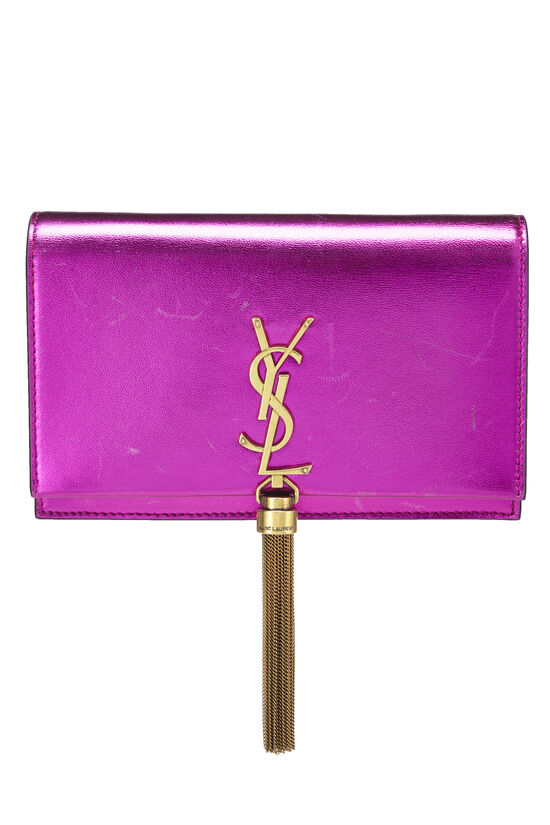 Metallic Pink Calfskin Kate Chain Bag Mini, , large image number 0