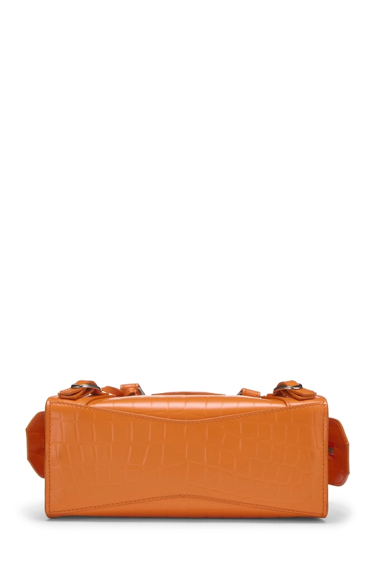 Orange Embossed Leather Neo Classic City Mini, , large image number 4