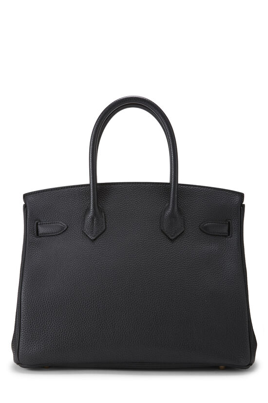Black Togo Birkin 30, , large image number 3