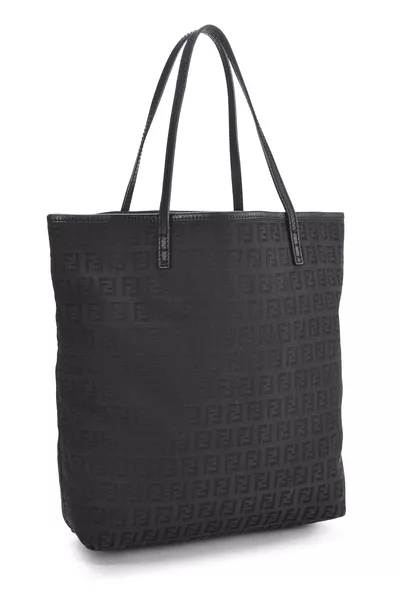 Black Zucchino Canvas Tote Small, , large