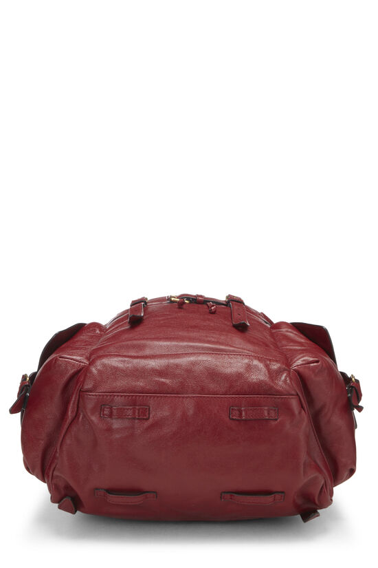 Red Leather (RE)BELLE Backpack, , large image number 6