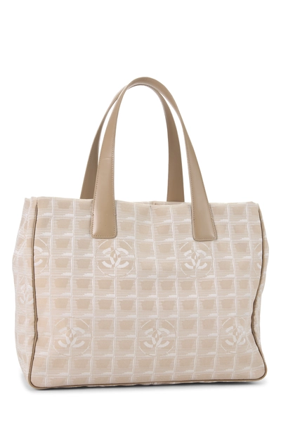 Chanel Beige Nylon Travel Line Tote Medium — photo 2