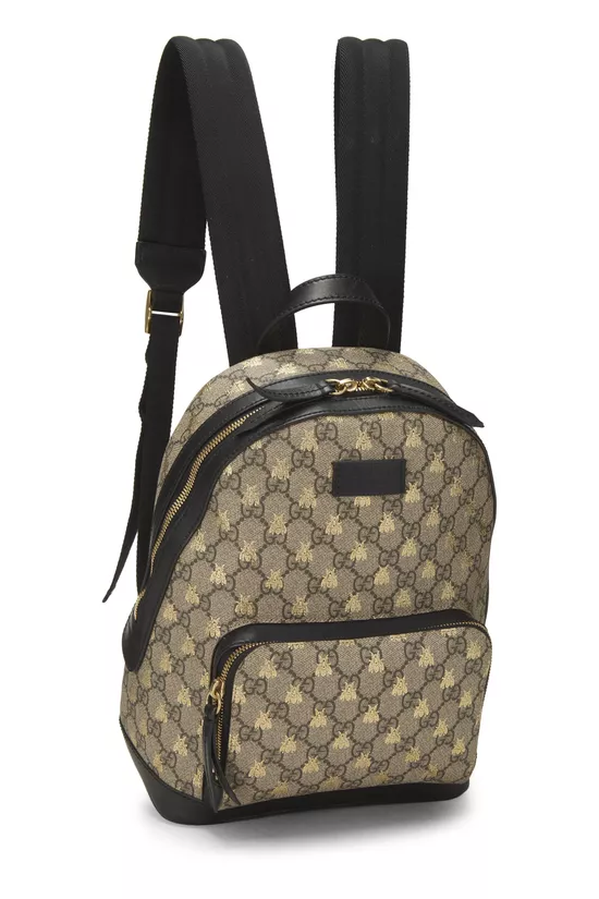 Original GG Supreme Canvas Bee Backpack Small, , large image number 1