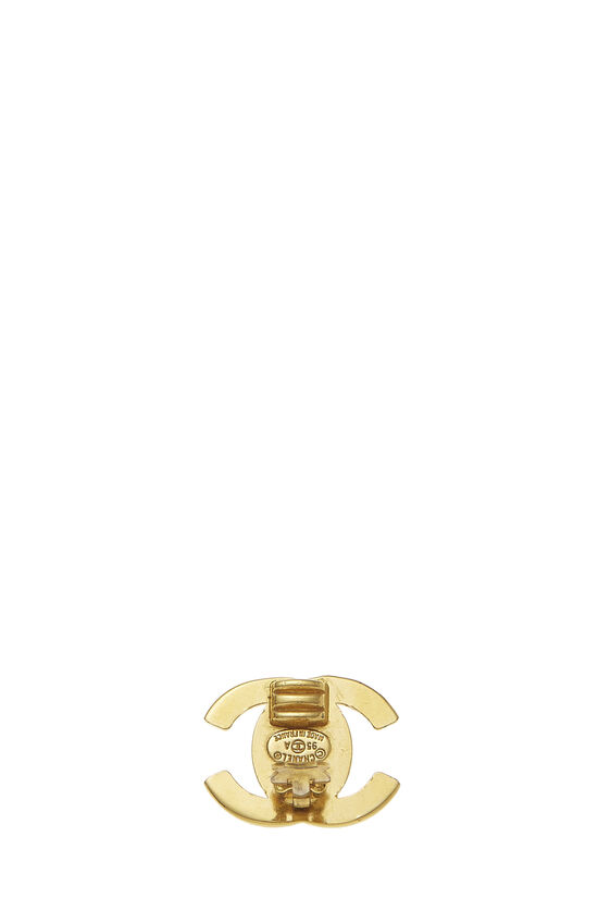 Gold 'CC' Turnlock Earrings Medium, , large image number 2