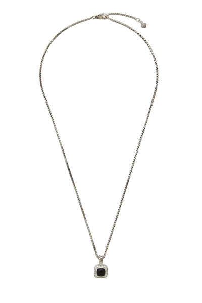 Black Onyx Diamond Petite Albion Necklace