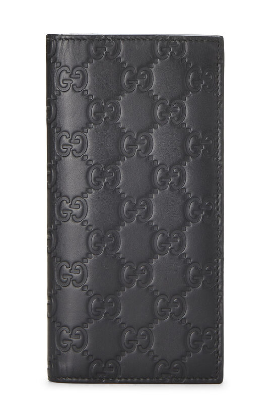 Black Guccissima Continental Wallet, , large image number 0