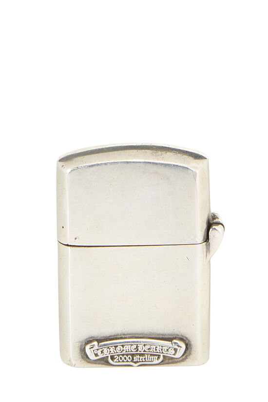Sterling Silver Cross Zippo Lighter , , large image number 2