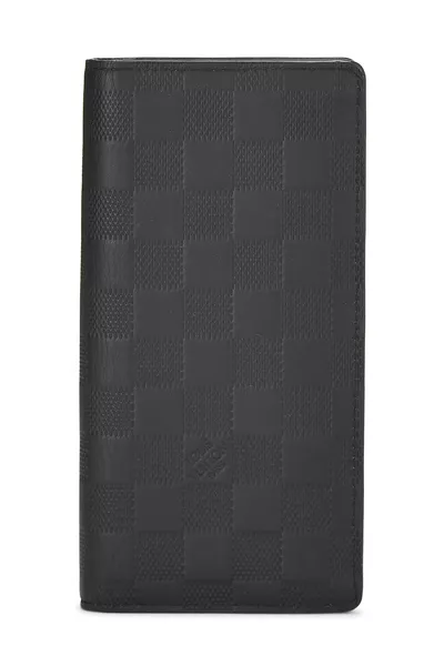 Black Damier Infini Brazza Continental Wallet