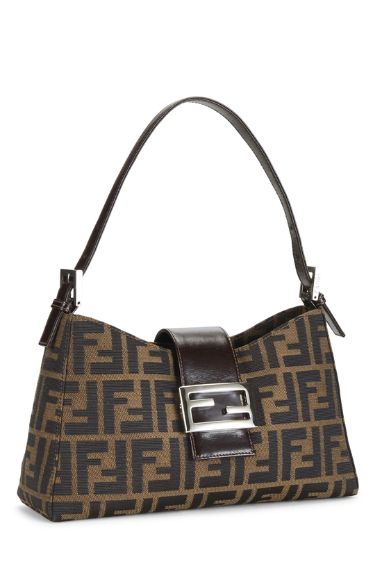 Brown Zucca Canvas Shoulder Bag, , large image number 1