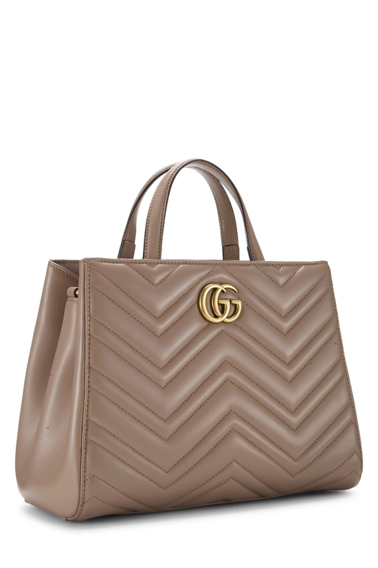 Pink Leather GG Marmont Top Handle Bag Small, , large image number 1