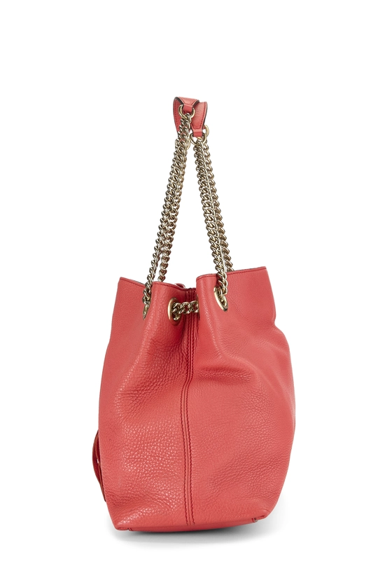 Pink Leather Soho Chain Tote, , large image number 2