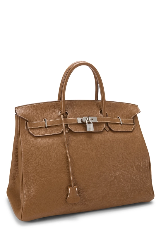 Gold Togo Birkin 40, , large image number 1