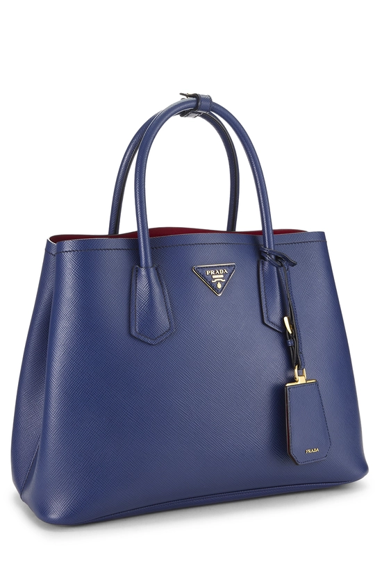 Blue Saffiano Double Bag Medium, , large image number 1