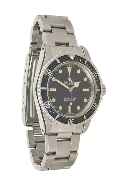 Black Stainless Steel Submariner 5513 40mm