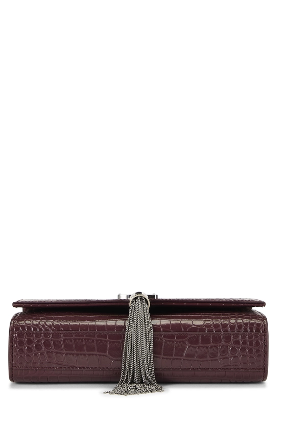 Burgundy Embossed Kate Tassel Small, , large image number 4