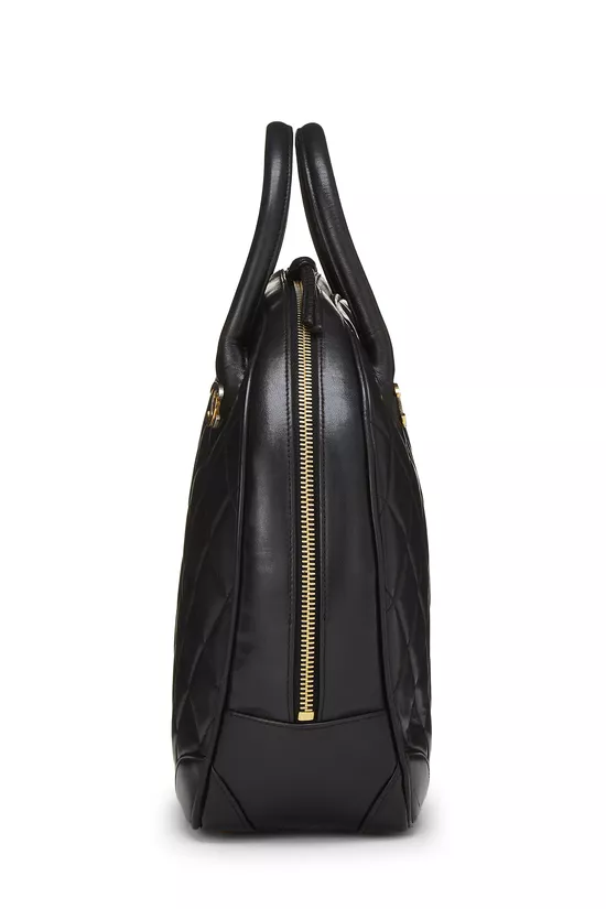 Black Quilted Lambskin Paris Limited Bowler Small, , large image number 2