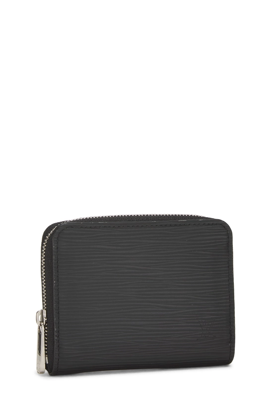 Black Epi Zippy Coin Purse, , large image number 1