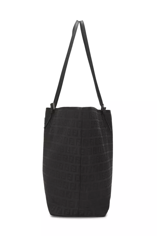 Black Zucchino Canvas Roll Tote, , large image number 2