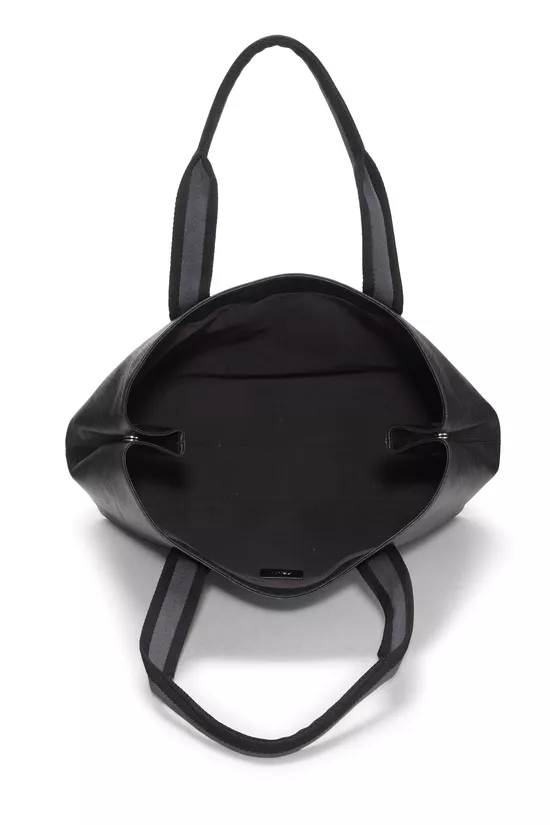 Black Zucca Coated Canvas Tote Large, , large image number 5