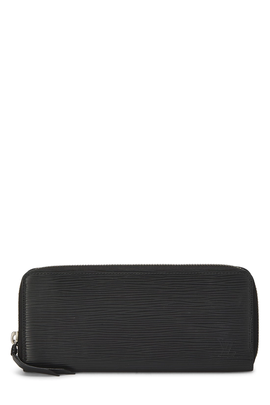 Pre-Owned Black Epi Clemence Wallet QJAAIL10KB00B